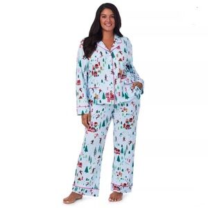 Beauty Sleep Social Snow Bunny Pajama Sleep Set M